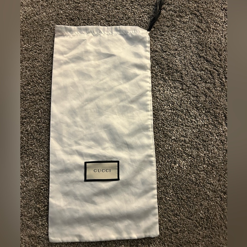 Gucci White Dust Bag